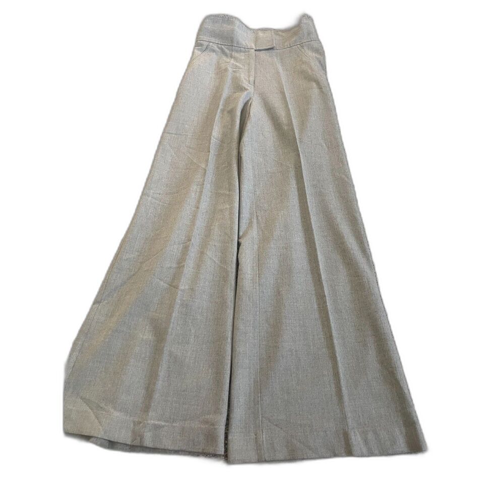 Y2K Body by Victoria gray flared wide-leg trousers 6 Tall